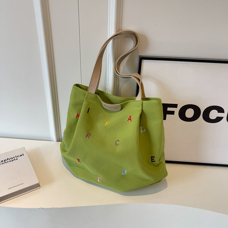 Women Fashionable Large Capacity Canvas Tote Bag