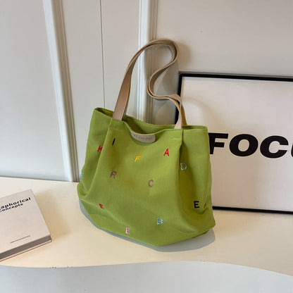 Women Fashionable Large Capacity Canvas Tote Bag