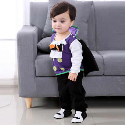 Conjunto de mono informal de otoño e invierno para niños y niñas