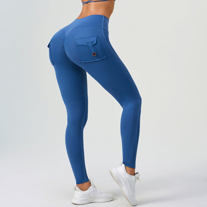 Mallas de yoga para mujer, de secado rápido, de color liso