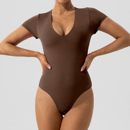 Body ajustado de una pieza para entrenamiento de danza y yoga
