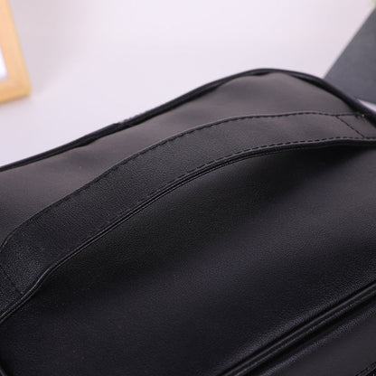 Neceser de gran capacidad con estampado de pata de gallo sencillo