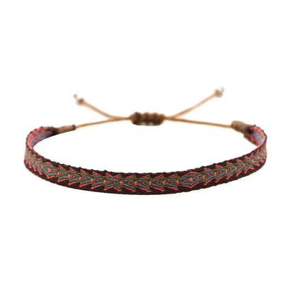 Bohemian Ethnic Ribbon Handwoven Bracelet