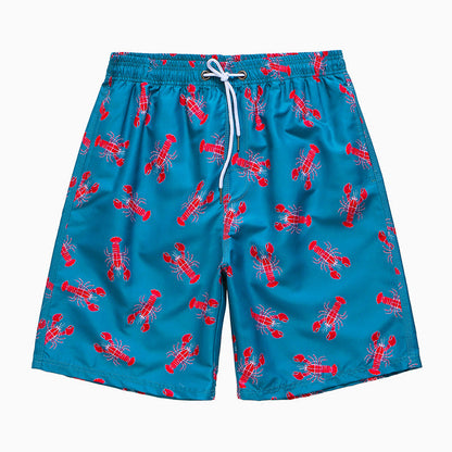 Bañador informal de secado rápido con estampado para hombre