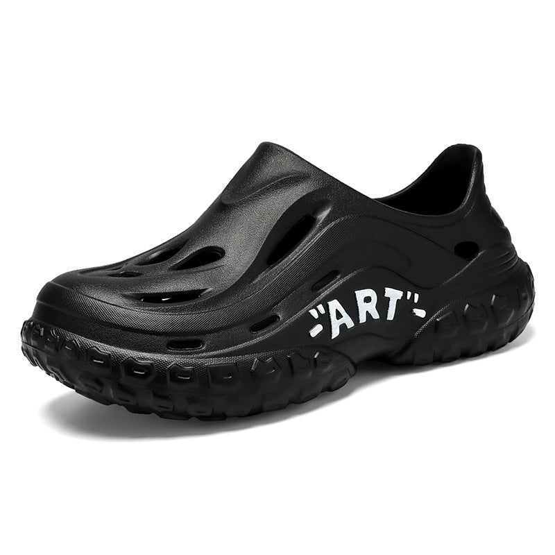 Zapatos casuales transpirables de color sólido y antideslizantes para hombre