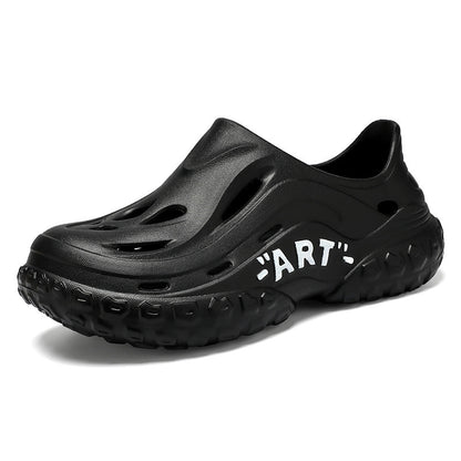 Zapatos casuales transpirables de color sólido y antideslizantes para hombre
