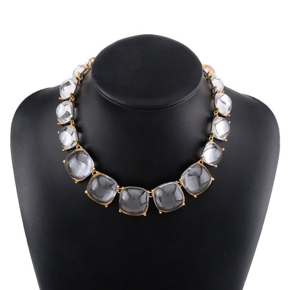 Women Fashion Bohemian Geometric Round Necklace