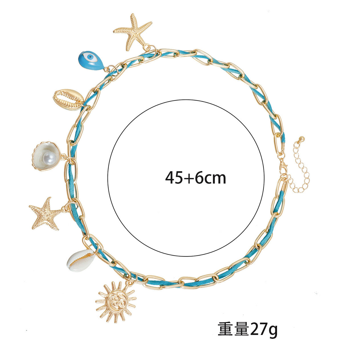 Bohemian Exaggerated Starfish Shell Sea Necklace