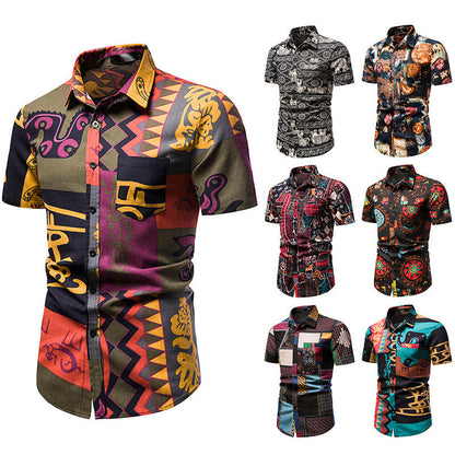 Camisa informal de verano para hombre para vacaciones en la playa