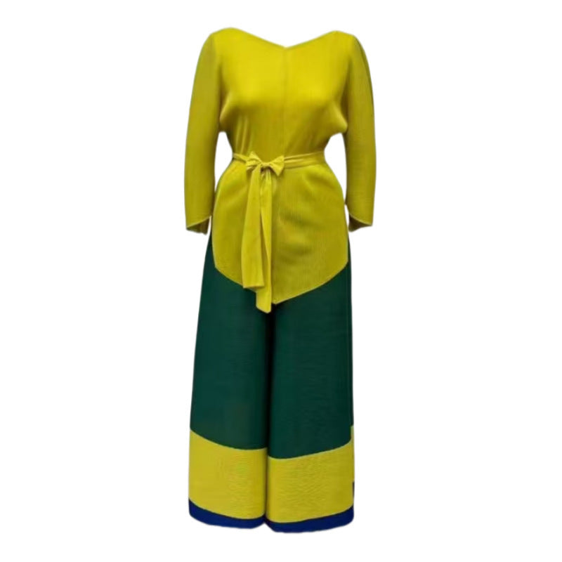 African Plus Size Women Casual Fashion Pants Set