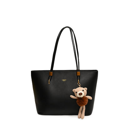 Soft Leather Women Large Capacity Vintage Tote Bag