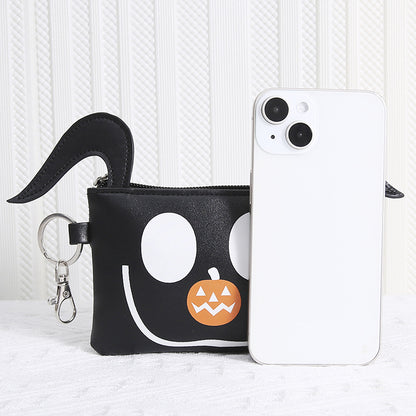 Monedero mini con diseño de parodia de Halloween para hombre y mujer