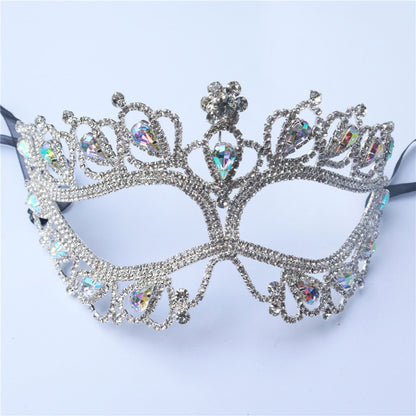 Masquerade Women Sexy Rhinestone Half-Face Mask