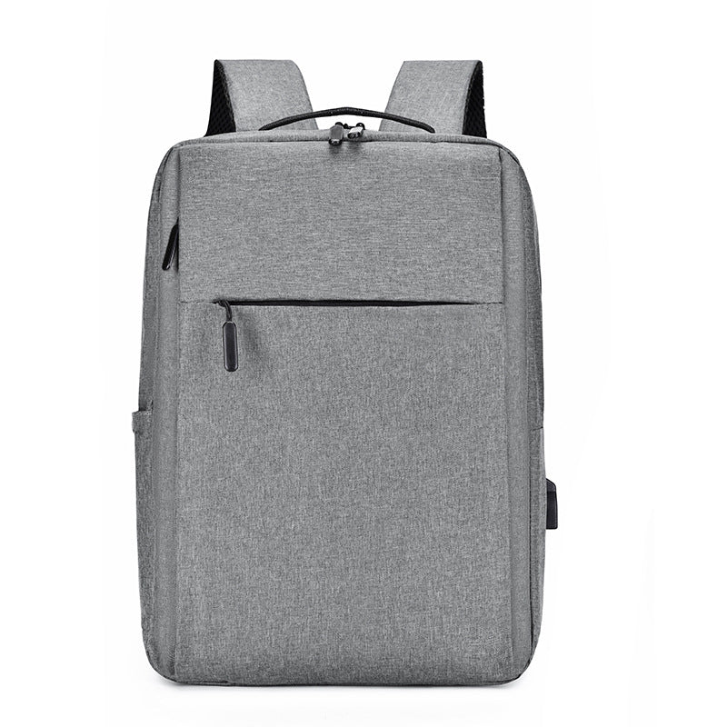 Simple Solid Color Oxford Cloth Business Backpack