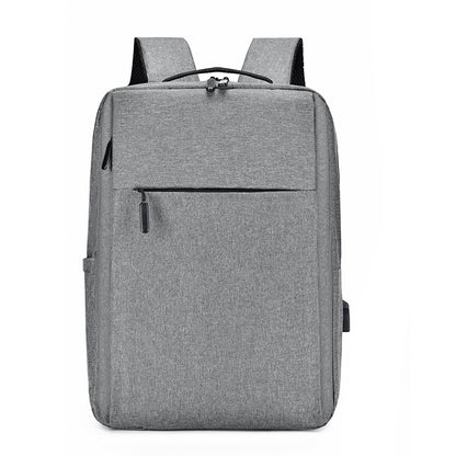 Simple Solid Color Oxford Cloth Business Backpack