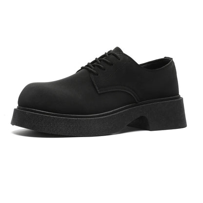Men Casual Solid Color Leather Ankle Boots