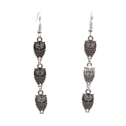 Pendientes de calavera exagerada para nudillos de Halloween para mujer