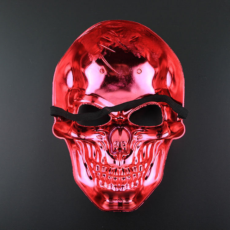 Masque d'horreur d'Halloween, crâne électrolytique, masque drôle