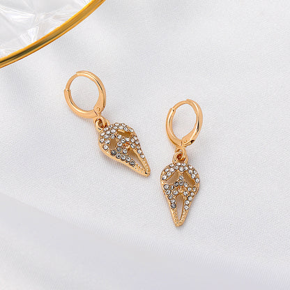 Halloween Women Fashion Exaggerated Grimace Earrings