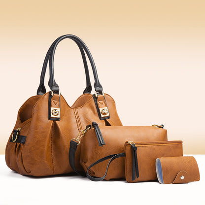 Ensemble de quatre sacs à main vintage de grande capacité