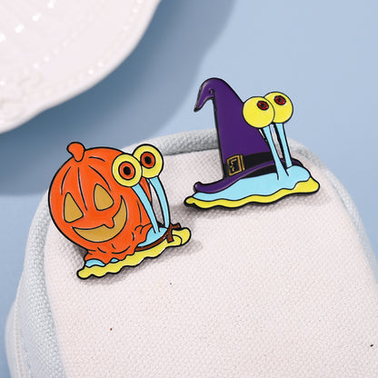 Halloween Cartoon Cute Animal Paint Brooch