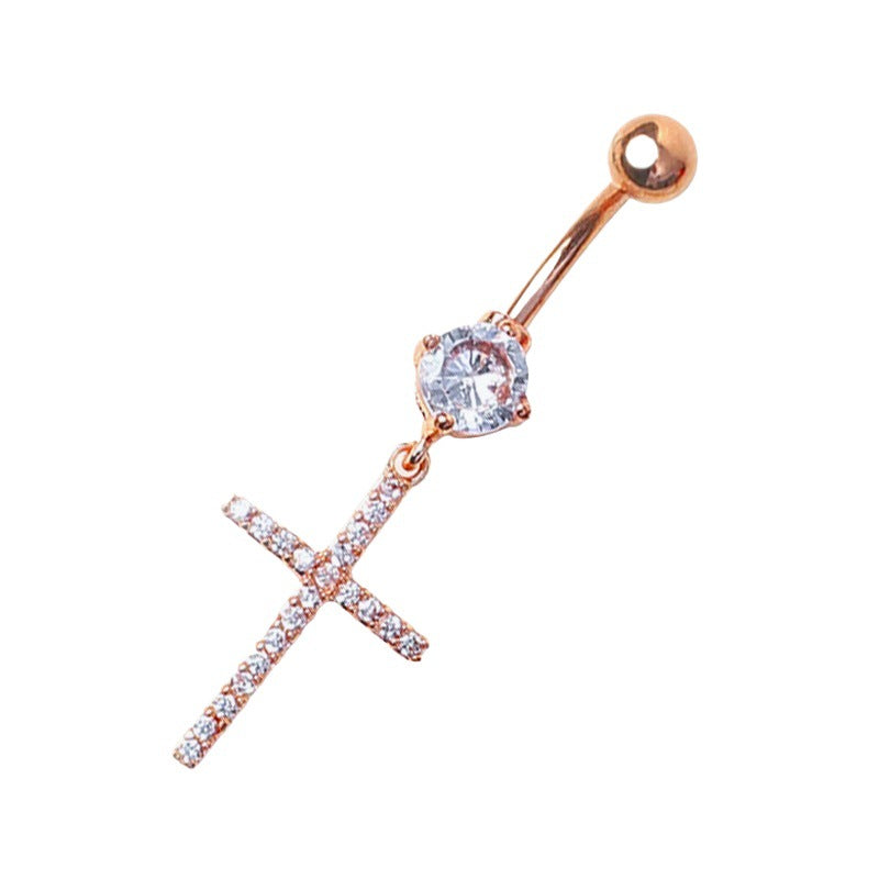 Simple Women Cross Body Jewelry Copper Unisex Style