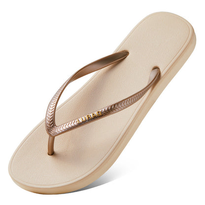 Women Summer Beach Flat Flip Flops in EVA