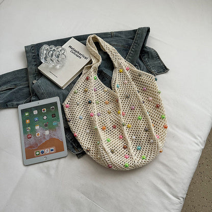 Summer Vacation Women Mori Style Woven Bag