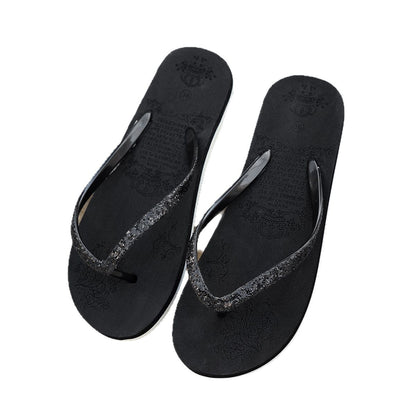 Chanclas planas de PVC de moda de verano