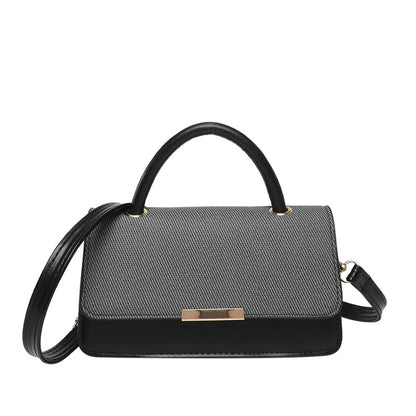 Bolso de mano con costuras abatibles de moda - Tendencia urbana