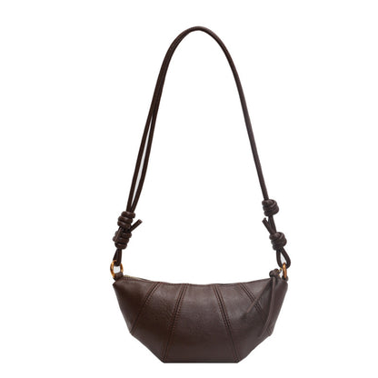 Women Autumn Winter Vintage Cattle Dumpling Bag