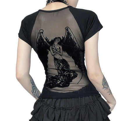 Summer Gothic Punk Spice Girls Short Sleeved T Shirt