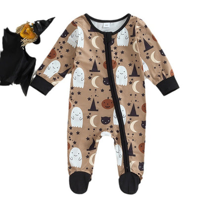 Pelele de Halloween de manga larga para niños y niñas