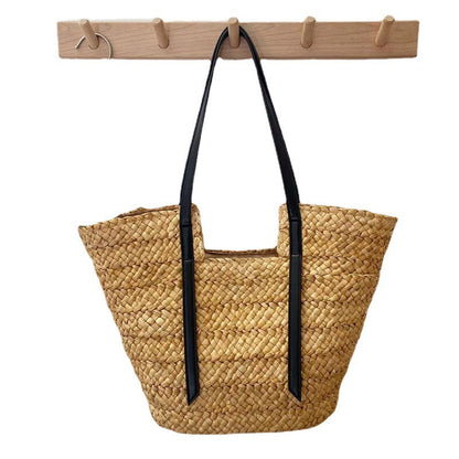 Bohemian Style Large Capacity Straw Woven Tote Bag