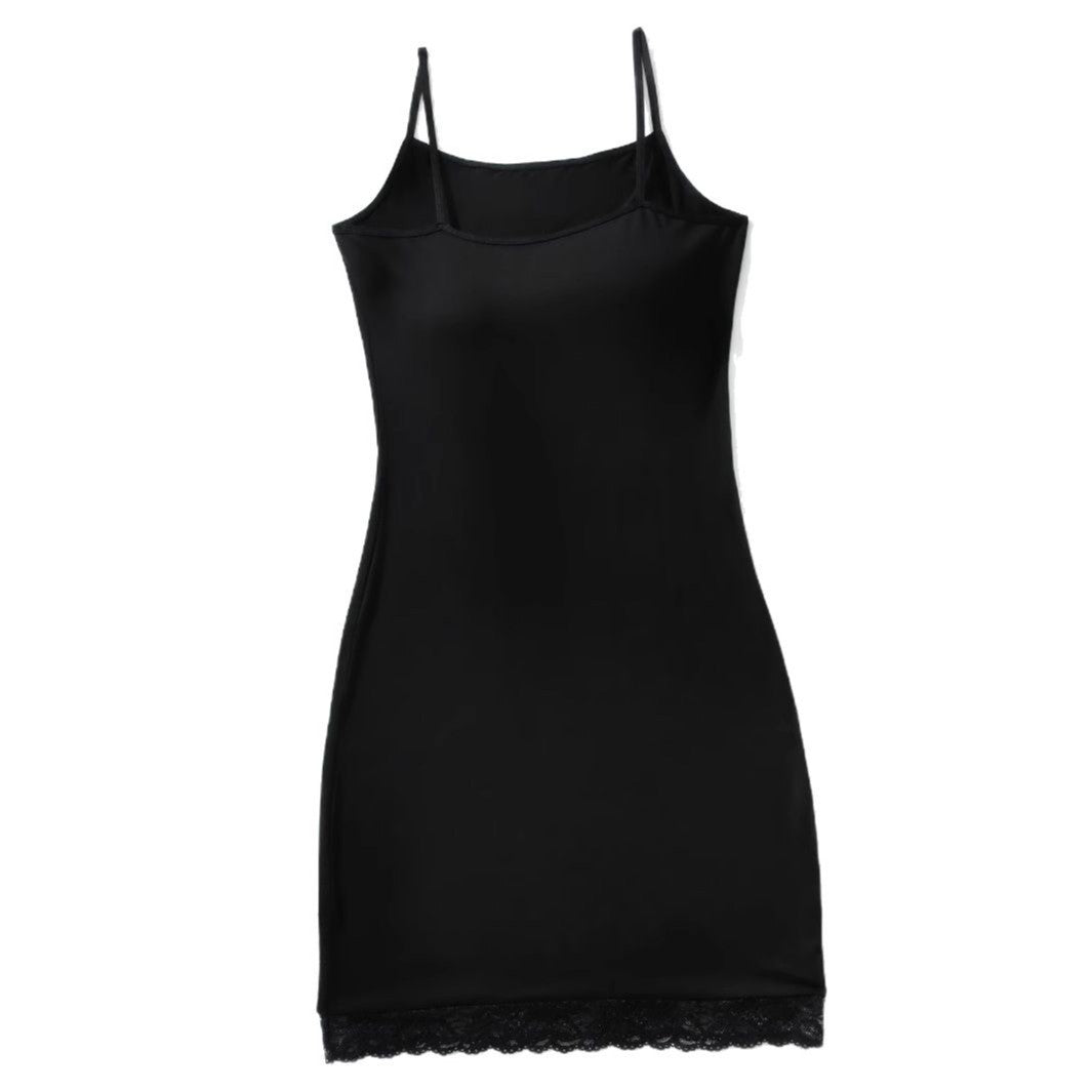 Vestido lencero de verano para mujer, color liso, estilo midi de viscosa