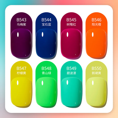 Candy Fluorescent Color Nail Gel Polish