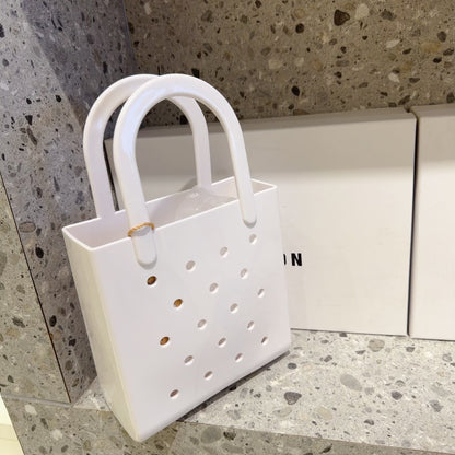 Bolso de playa de PVC de color liso de moda - Jelly Pack Tote