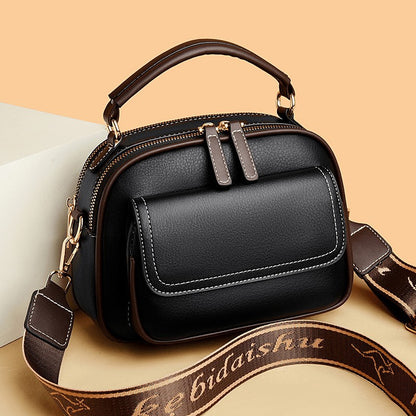 Women Casual Round Crossbody Bag in PU Urban Style