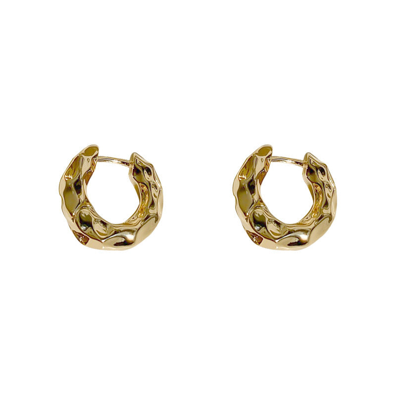 Women Retro Geometric Metal Earrings Alloy Trendy Jewelry