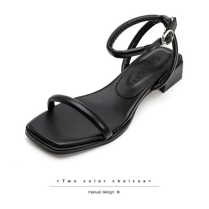 Sandales à bride cheville pour femme, idéales pour les vacances d'été ou la plage