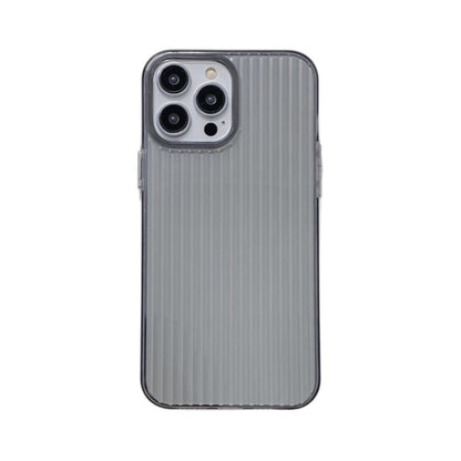 Fashion Simple Transparent Vertical Stripe Iphone Case