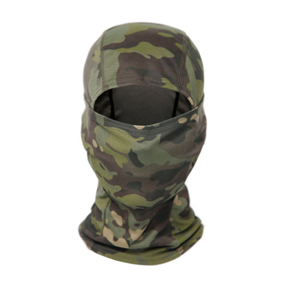 Camouflage Summer Riding Headgear Ice Silk Scarf
