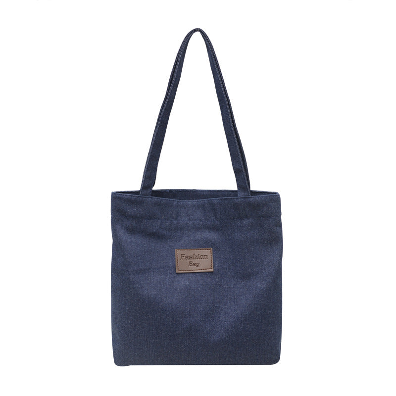 Fashionable Casual Large Capacity Denim Tote Bag