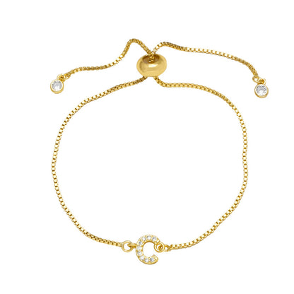 Fashion Adjustable Alphabet Bracelet for Women