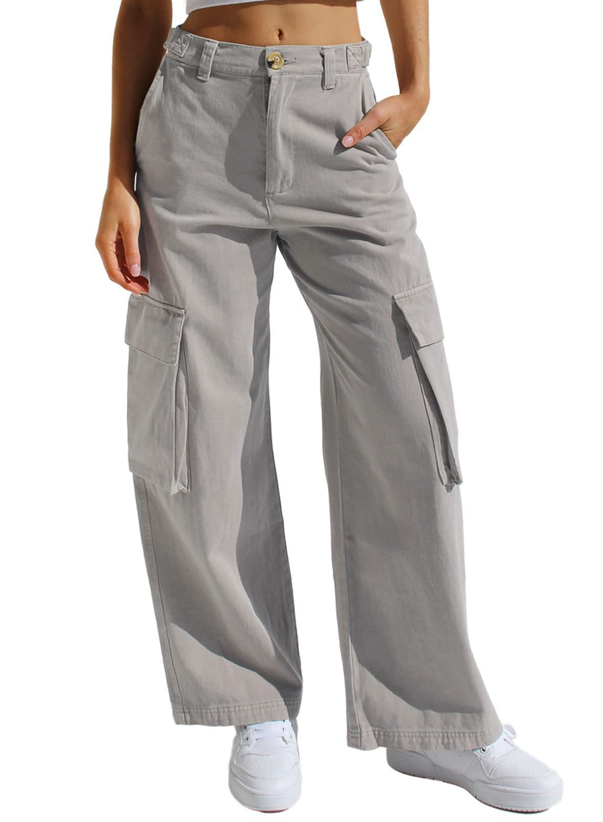 Women Multi-Pocket Casual Street Fashion Cargo Pants