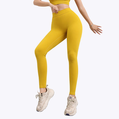 Legging de yoga taille haute uni pour femme
