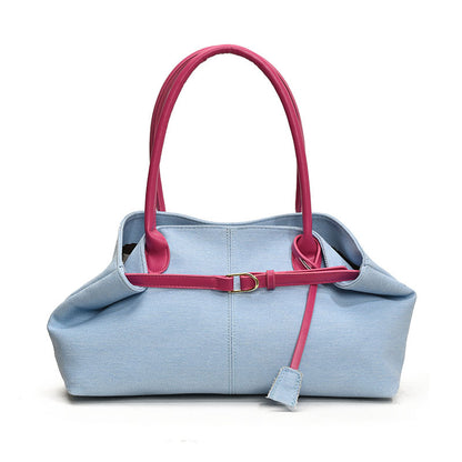 Bolso de mezclilla de gran capacidad de moda