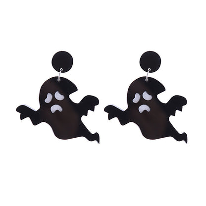 Halloween Women Funny Horror Acrylic Earrings