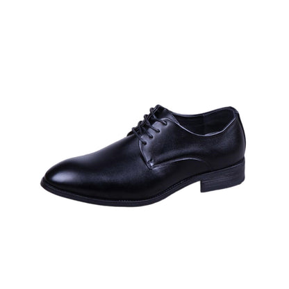 Men Casual Business Leather Shoes with Pointed Toe