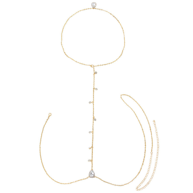 Bride Fashion Sexy Back Chain Body Chain